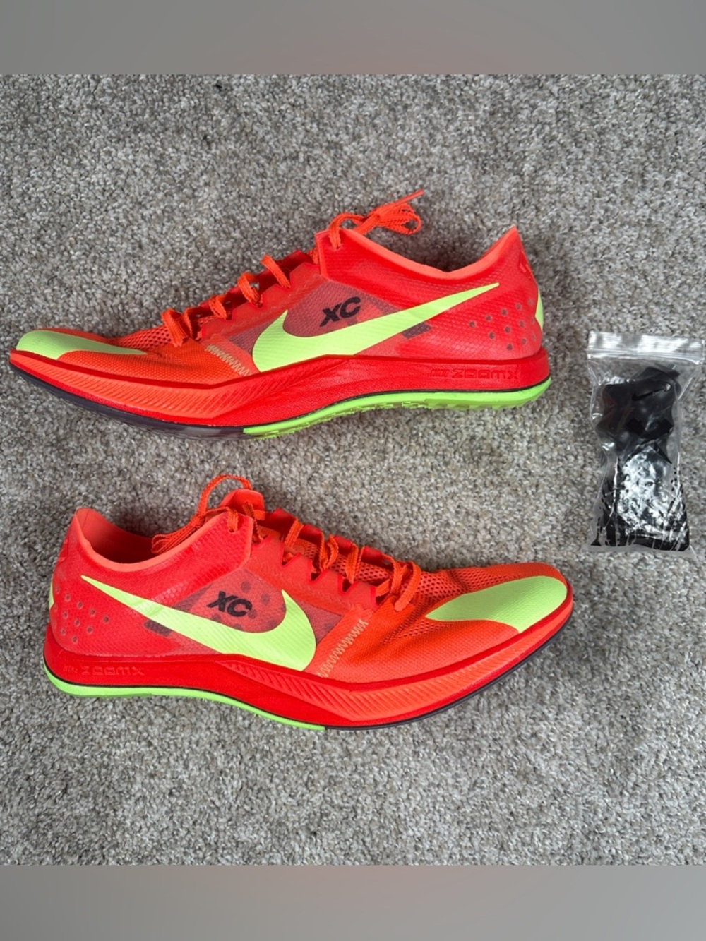 Nike Zoom X Dragonfly XC Crimson Cross Country Spikes DX7992-800 Men’s Size 12